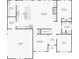 Main level floor plan that includes the kitchen, living room, dining room, and garage at 3735 Tamiami Trl, Cumming, GA 30041