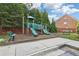 Neighborhood playground with slides, benches, and shade trees at 6160 Oriole Ln, Cumming, GA 30028