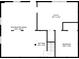 Basement layout showing recreation room, utility room, wet bar and bedroom at 6960 Hunters Branch Dr, Atlanta, GA 30328