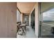Spacious balcony with seating offering stunning views at 75 14Th Ne St # 3820, Atlanta, GA 30309