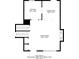 Floor plan featuring a living room, kitchen, and dining area at 3110 Ashly Cove Ln, Snellville, GA 30078