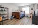 bedroom with wood-look floors, decor and plenty of natural light at 183 Venture Path, Hiram, GA 30141