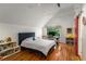 Bright bedroom with hardwood floors, desk and vaulted ceilings at 4569 Fountain Ne Dr, Marietta, GA 30067