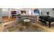 Open concept living area showcases neutral colors, a piano and a dining table at 4569 Fountain Ne Dr, Marietta, GA 30067
