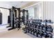 Weight training area offering a range of equipment and free weights for a comprehensive strength workout at 2425 Peachtree Rd # 1806, Atlanta, GA 30305