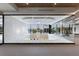 Glass enclosed meditation or zen room filled with white stones and a view of the city skyline at 2425 Peachtree Rd # 1806, Atlanta, GA 30305