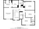 Second floor plan shows layout of primary and secondary bedrooms, bathrooms, and laundry at 260 Redding Rdg, Atlanta, GA 30349
