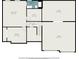 Basement floor plan illustrating the layout of the Gathering room, office, bedroom, and garage at 4077 High Country Dr, Douglasville, GA 30135