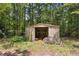 Spacious storage shed for tools and recreational equipment at 136 Pine St, Covington, GA 30014