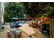 Private backyard oasis featuring a refreshing swimming pool, patio with seating and barbecue, perfect for outdoor living at 1767 Tidewell Trce, Lawrenceville, GA 30043