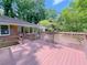 Outdoor living on a spacious wood-lattice deck, great for entertaining at 4103 Indian Creek Cir, Stone Mountain, GA 30083