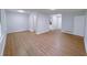 Spacious living area with new laminate floors and neutral paint at 4103 Indian Creek Cir, Stone Mountain, GA 30083