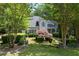 Well-maintained front yard with mature trees and manicured landscaping enhances curb appeal at 3511 Stone Cliff Way, Woodstock, GA 30189