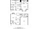 Floor plan of the house showing the layout of rooms and total square footage at 4185 Post Oak Grv, Atlanta, GA 30349