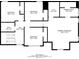 Upstairs floorplan showing the layout of the bedrooms and primary bath at 4185 Post Oak Grv, Atlanta, GA 30349