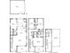 Detailed floor plan showcasing the layout of the main floor, second floor, and third floor/roof deck at 941 Garibaldi Sw St, Atlanta, GA 30310