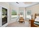 Cozy sitting area in main bedroom with natural light at 1524 Guthrie Crossing Dr, Loganville, GA 30052