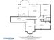 Basement floor plan featuring a recreation room, wet bar, gym, storage, and additional living spaces at 390 Wilde Green Dr, Roswell, GA 30075