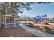 Community playground with a gazebo and benches provide a fun and safe area for children to play at 390 Wilde Green Dr, Roswell, GA 30075