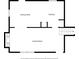 First floor dimensions highlighting the kitchen, dining area and large living room at 58 6Th W Ave, Dallas, GA 30157