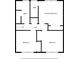 Second Floor Plan Layout of Home at 58 6Th W Ave, Dallas, GA 30157
