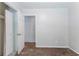 This bedroom features wood floors and a closet at 4337 Brookside Dr, Forest Park, GA 30297