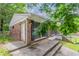 View of the house from the back, showing the brick facade and yard at 4337 Brookside Dr, Forest Park, GA 30297