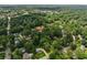 Picturesque aerial shot of a peaceful neighborhood nestled among mature trees and well-kept lawns at 4984 Wickford Way, Atlanta, GA 30338