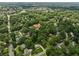 Overhead view of a serene neighborhood with lush trees, well-manicured lawns, and inviting homes at 4984 Wickford Way, Atlanta, GA 30338