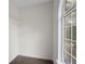 Bright closet features a single wire shelf with natural light coming from the window at 160 Magnolia Walk Ln, South Fulton, GA 30349