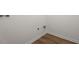 Close up of laundry room hookups with wood floors and white trim at 160 Magnolia Walk Ln, South Fulton, GA 30349