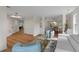 Spacious living room flows seamlessly into the dining area, perfect for entertaining at 160 Magnolia Walk Ln, South Fulton, GA 30349