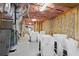 Unfinished basement area with visible insulation, ready for customization and future storage at 1701 Tipton Nw Ct, Acworth, GA 30101