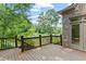 Back deck with a view of a grassy lawn at 1701 Tipton Nw Ct, Acworth, GA 30101