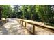 Walking trails meander through a scenic wooded area at 562 Silver Moon Dr, Loganville, GA 30052