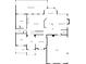 First floor plan featuring a Gathering room, kitchen, dining room, and garage at 200 Long Needle Ct, Sugar Hill, GA 30518