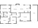 Detailed floor plan showcasing the layout of the home with bedrooms, bathrooms, kitchen, living room and garage at 540 Stockwood Dr, Woodstock, GA 30188
