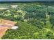 Expansive aerial view showcasing a wooded lot in a serene, natural setting at 28 Fawn Ct, Sharpsburg, GA 30277