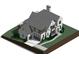 Isometric rendering of a modern home, showcasing its architectural design and landscaping at 125 Spring Dr, Roswell, GA 30075