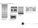 High-end kitchen appliances including a Thermador range, refrigerator, and dishwasher at 125 Spring Dr, Roswell, GA 30075
