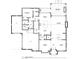 Detailed first-floor plan showcasing the layout, including a kitchen, Gathering room, and dining room at 125 Spring Dr, Roswell, GA 30075