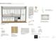 This kitchen scullery schematic includes cabinets, hardware, countertops, backsplash and sink selections at 125 Spring Dr, Roswell, GA 30075
