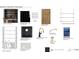 Designer wet bar and butler's pantry elevations featuring granite, tile, and wine cooler at 125 Spring Dr, Roswell, GA 30075