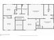 Second floor showing bedrooms, bathrooms, laundry room, and closets at 5003 Pacific Dunes Dr, Suwanee, GA 30024