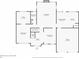 First floor showing Gathering room, office, living room, kitchen, dining room, and garage at 5003 Pacific Dunes Dr, Suwanee, GA 30024