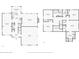 Complete floor plan displaying both floors, including bedrooms, bathrooms, and open living spaces at 2268 Orleans Ave, Marietta, GA 30062