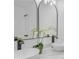 Contemporary bathroom featuring dual sinks and modern fixtures at 3706 Londonderry Ct, Lithonia, GA 30038