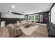 Finished basement featuring a cozy seating area, home theater setup, and comfortable living space at 313 Anderwood Rdg, Marietta, GA 30064