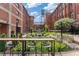 Courtyard view with landscaped gardens and seating area at 170 Boulevard Se # E120, Atlanta, GA 30312