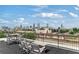 Rooftop deck with comfortable seating offering impressive city skyline views at 170 Boulevard Se # E120, Atlanta, GA 30312